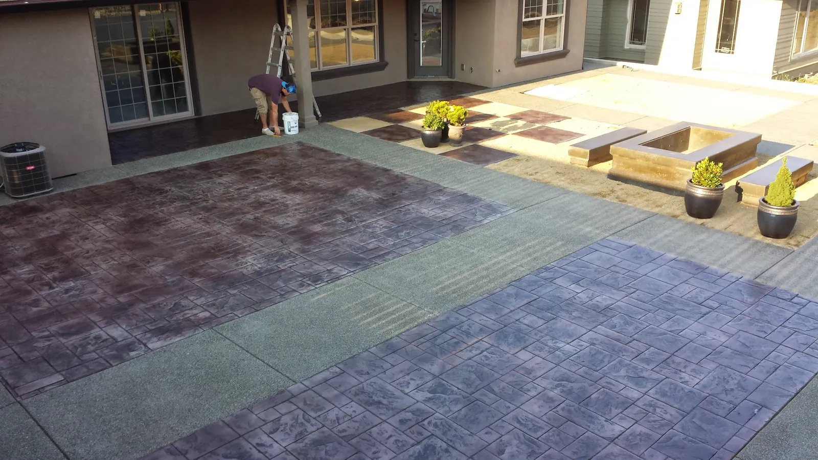 Concrete slab pour by Medford Concrete in Jackson County, Oregon