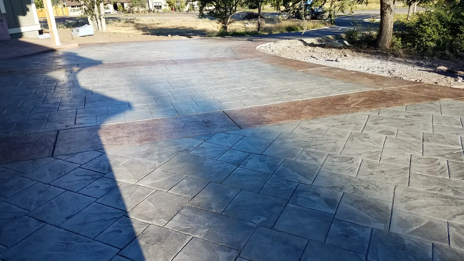 Polished concrete floor finished by Medford Concrete